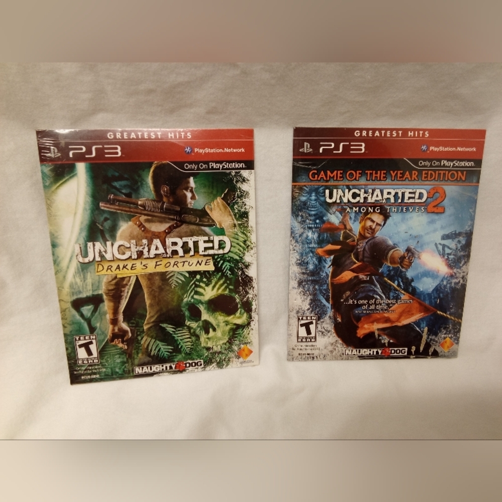 2/$25 Uncharted set PS3 NIP